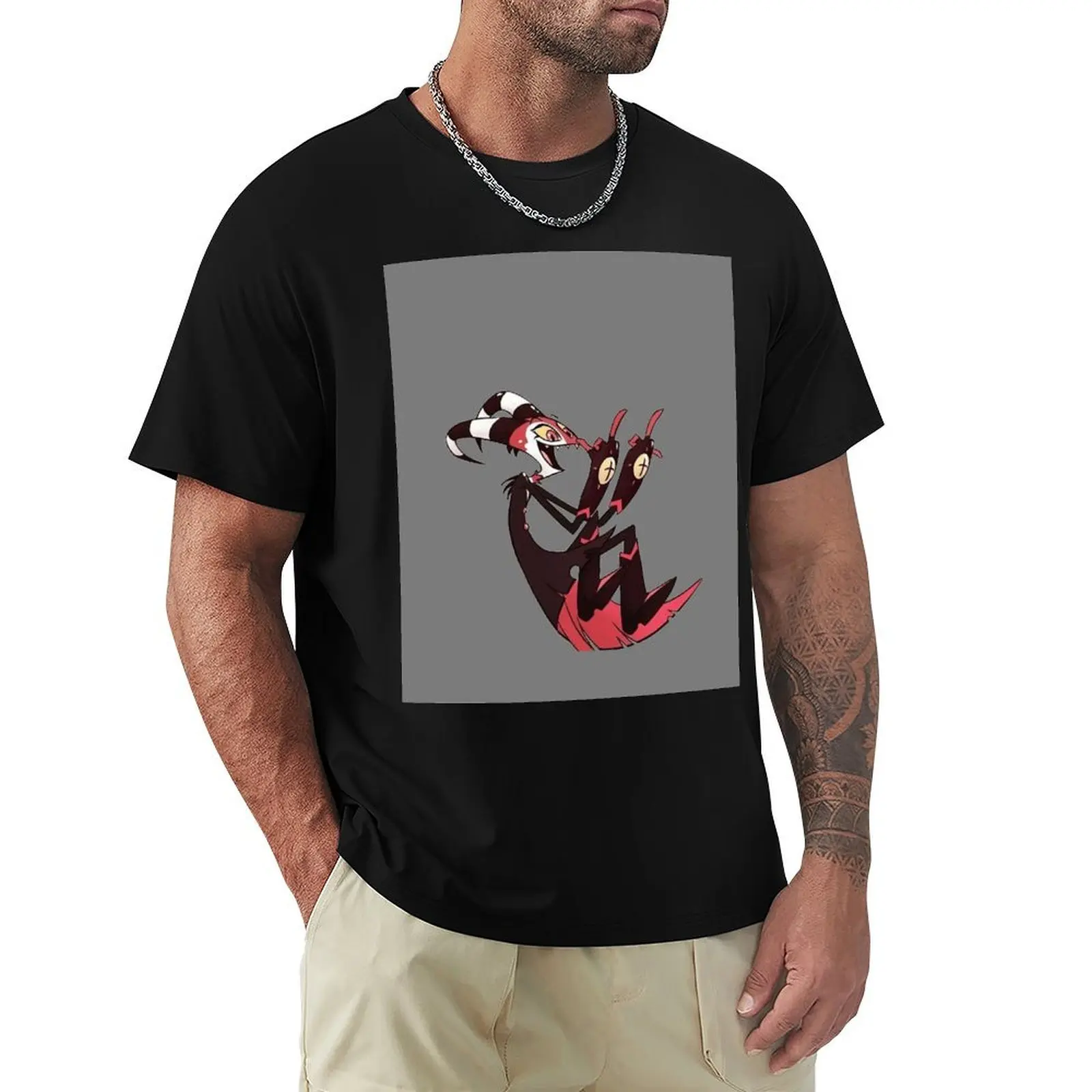 

Blitzo - Helluva Boss T-Shirt oversized t shirt Short sleeve tee t shirt for men