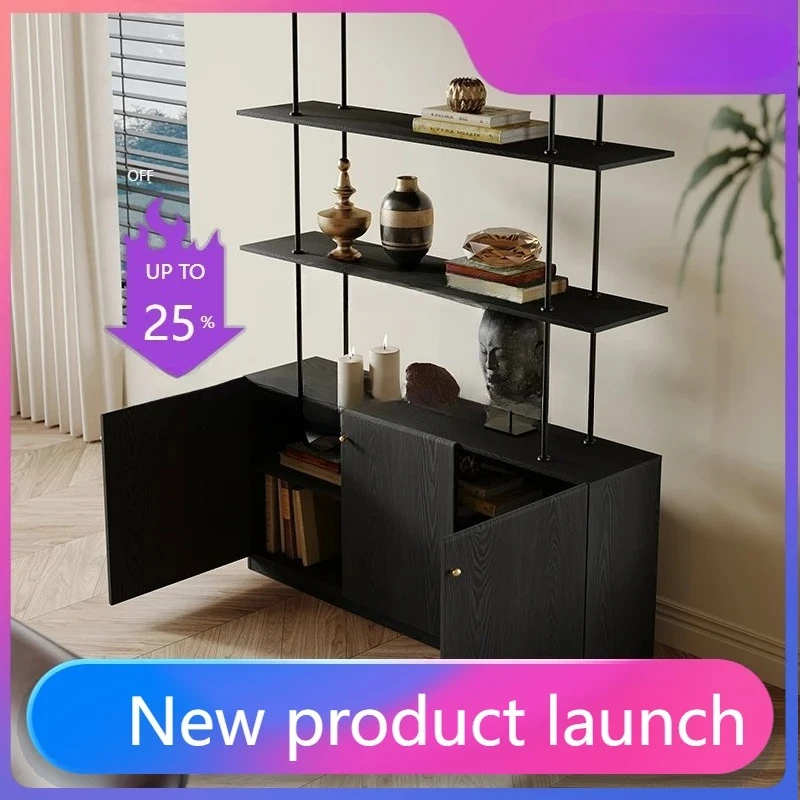 ceiling rack creative through roof living room partition display stand floor storage side cabinet home accessories