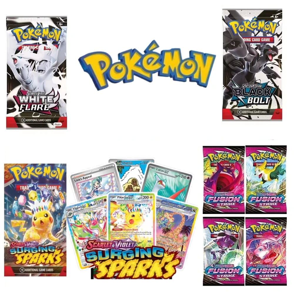40 Uds. Tarjetas de Pokémon 151 Team up Sun & Moon Thunder juego de cartas coleccionables en inglés Evolutions Booster juguetes coleccionables para niños regalos