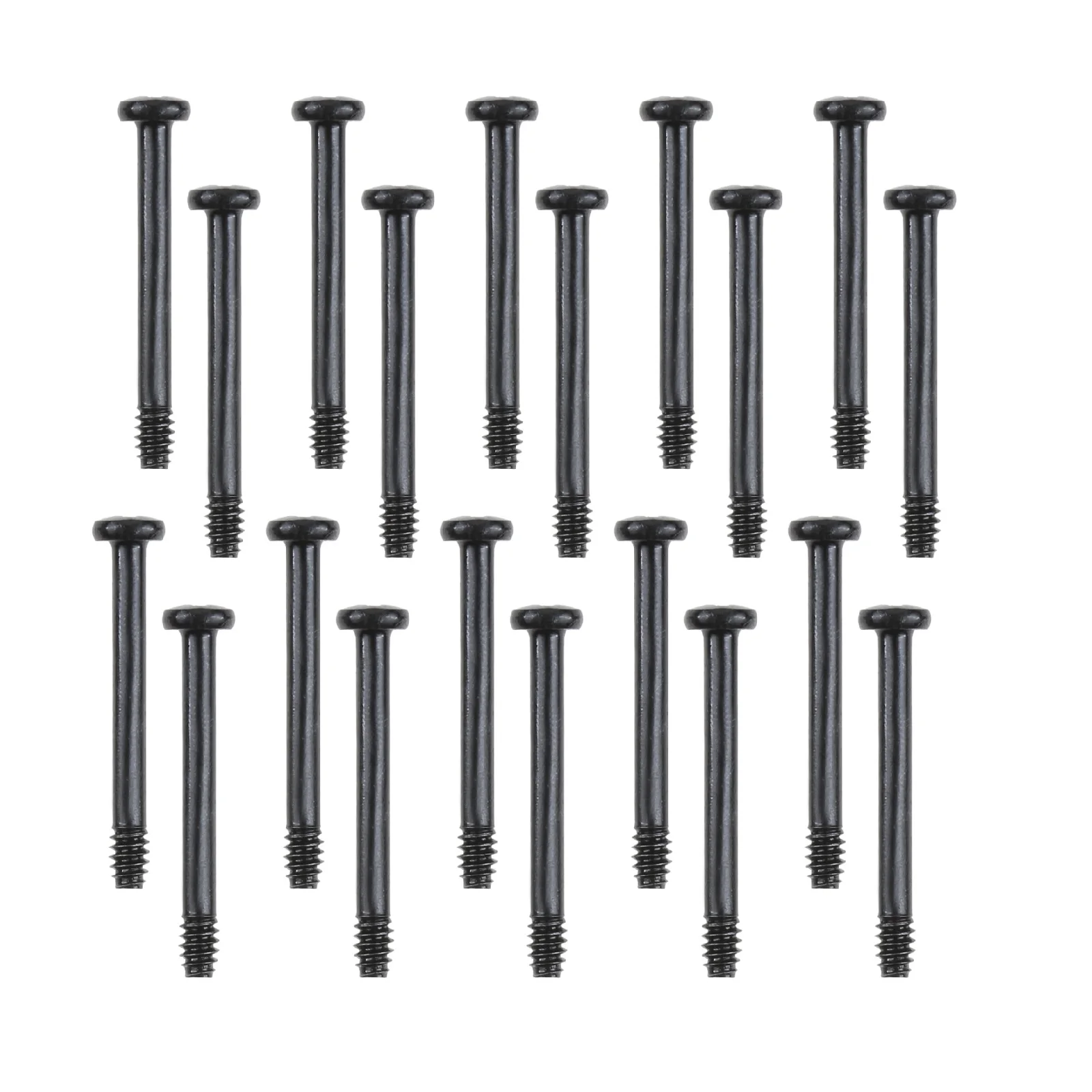 20pcs PC Case Fan Screws Computer Cooling Mounting Nails 6#-32mm M3.4 Thread Steel Pins Laptop Motherboard Box Fittings Tools