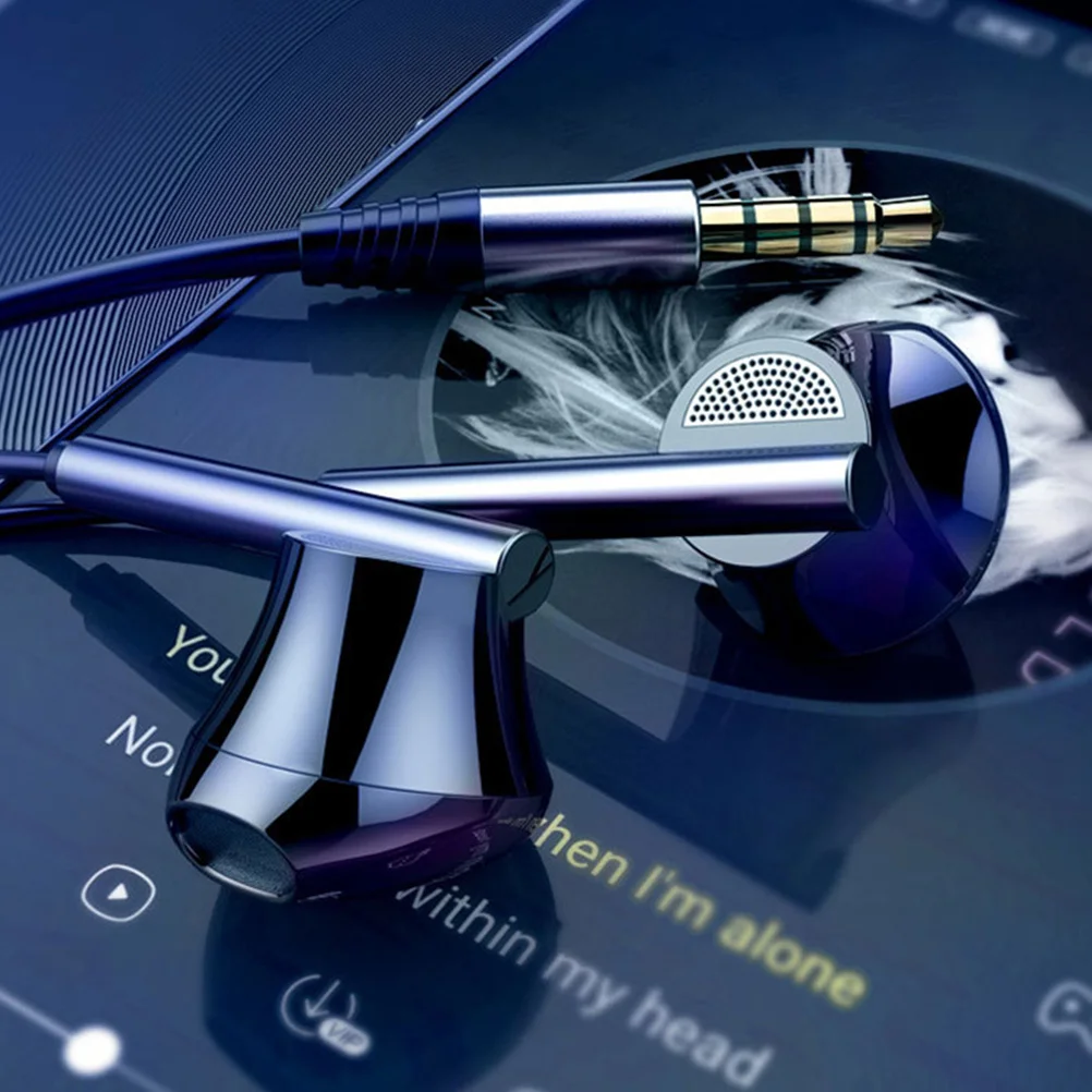 

1Pcs Heavy Bass Game Headset Black Premium in-Ear Gaming Earbuds 3.5mm Wired Earphone for Music Video Call Multifunctional