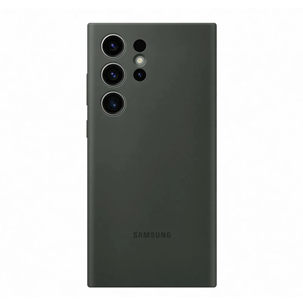 Oryginalne etui silikonowe do telefonu Samsung Galaxy S23 Ultra, miękka silikonowa obudowa, przyjemna w dotyku, ochronne etui EF-PS918TGEG. — zdjęcie produktu 2