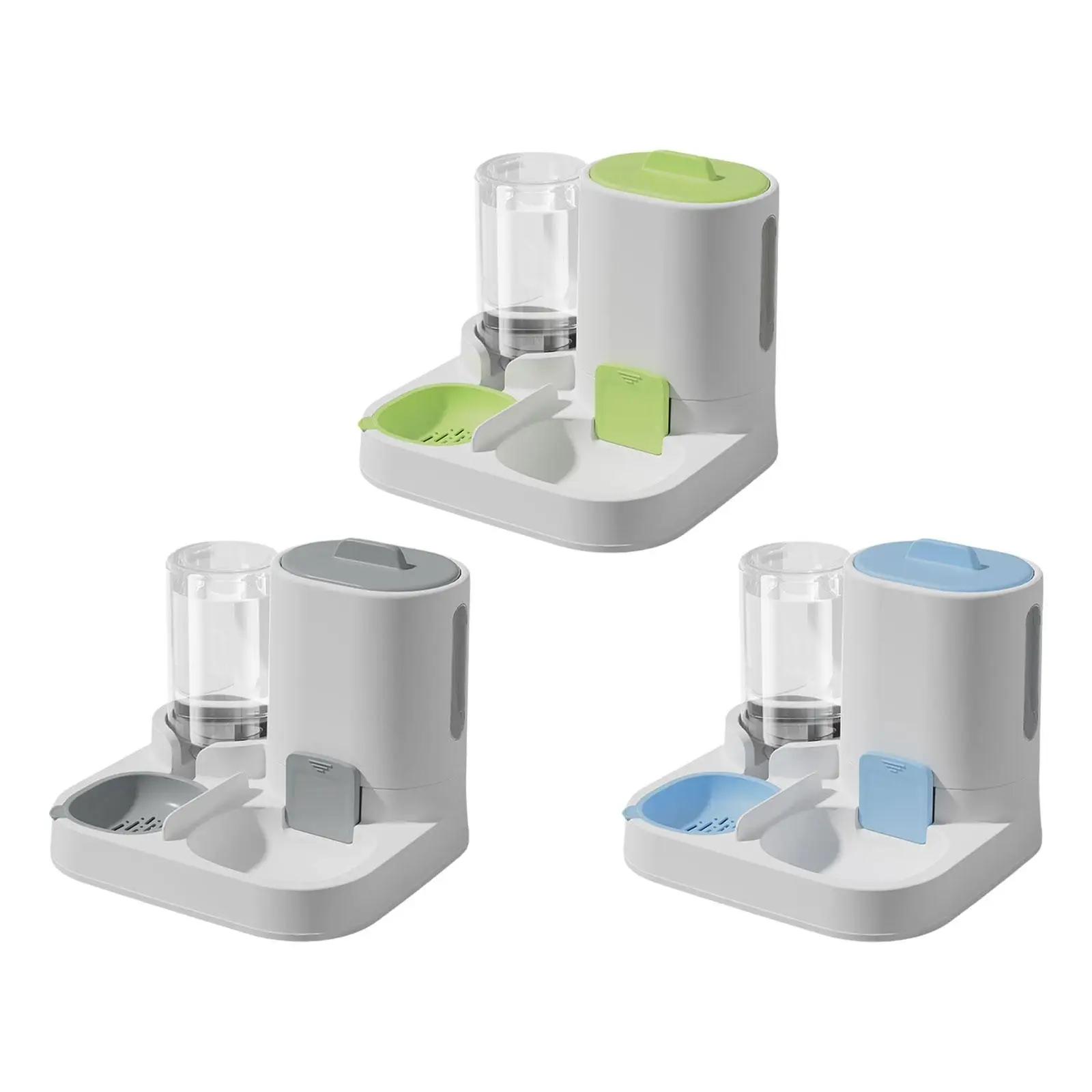 Automatic Pet Feeder Waterer Pet Bowl Compact Removable Pet Supplies Convenient