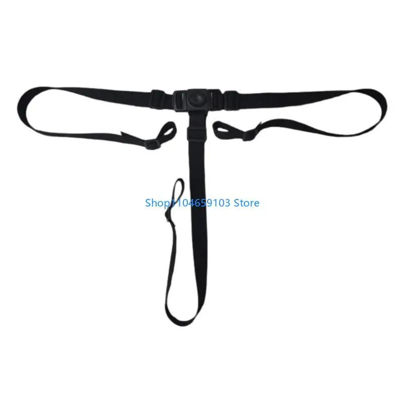 Comfortable 3 Point Child Safety Harness for Infant High Chair and Stroller Use