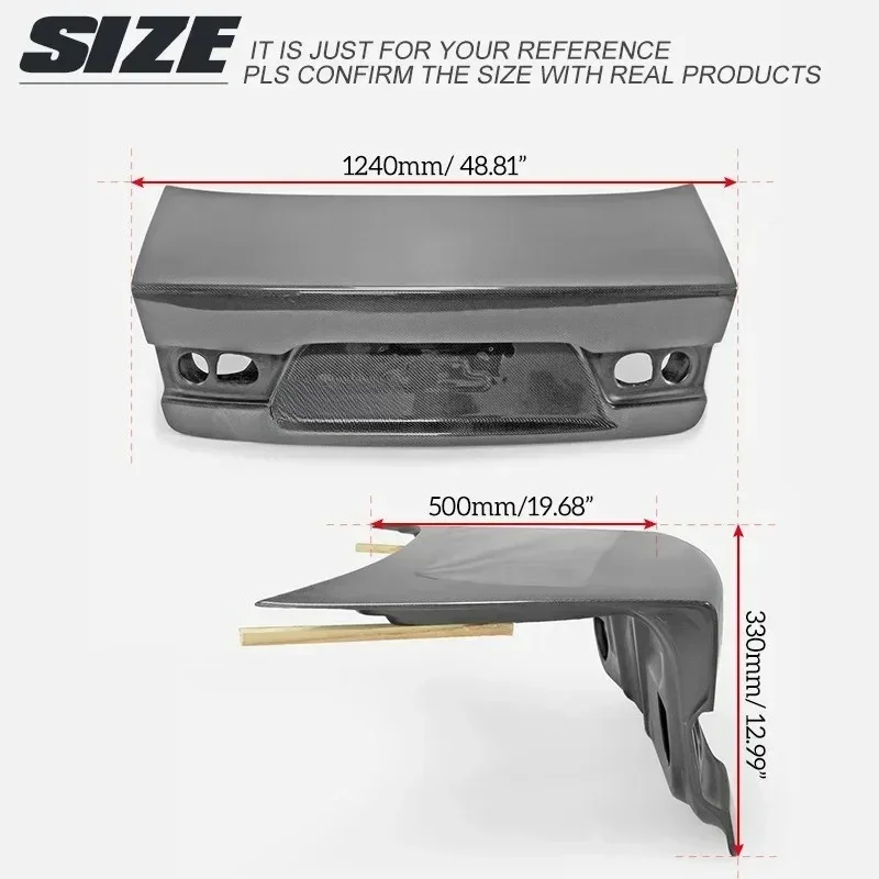 Applicable to Honda Accord CL7 Carbon Fiber Modification OE Original Tail Cover, Backup Trunk Cover Premium