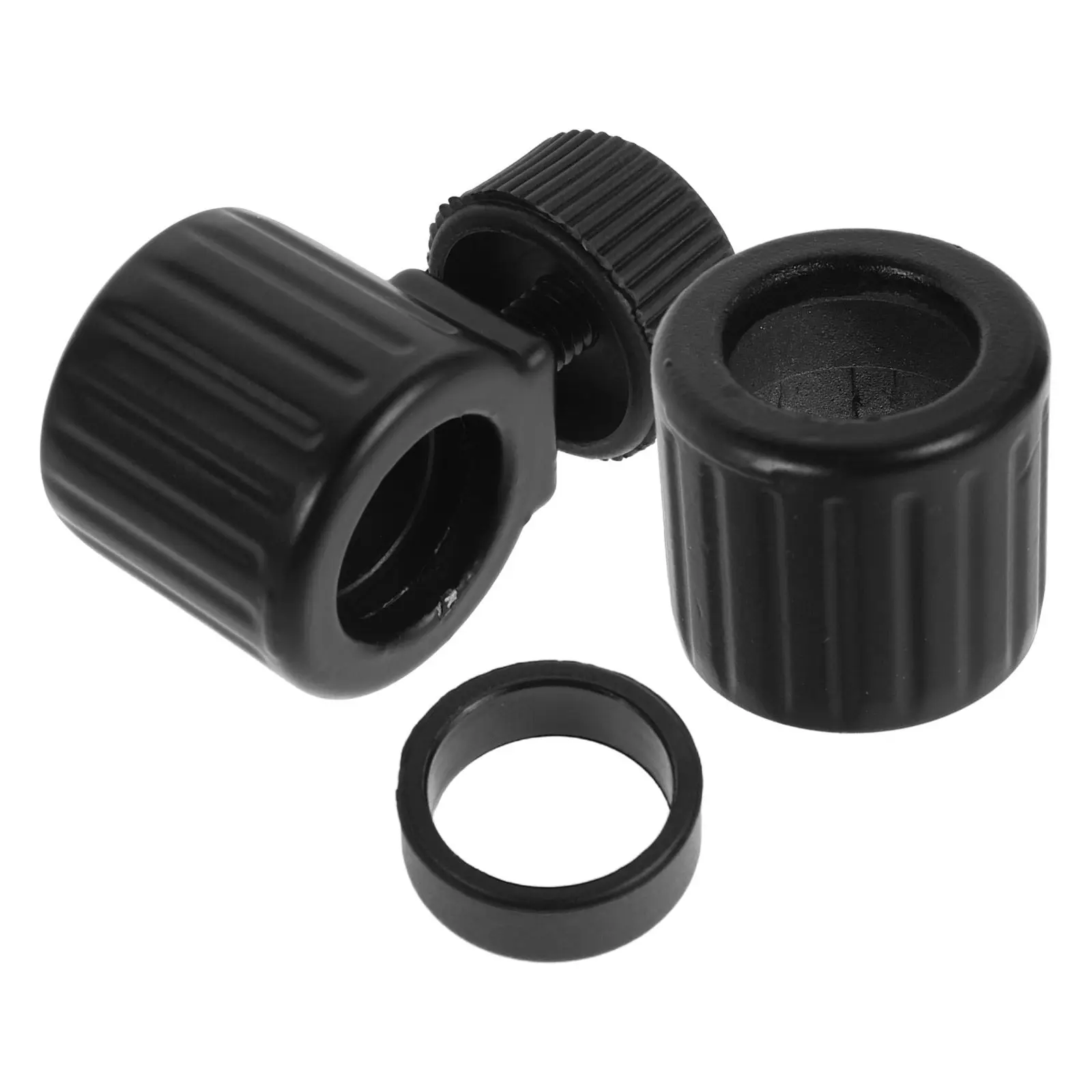2Pcs Adjustable Microphone Stand Connector Sleeve with Locking Clamp for Boom Arm & Mic Pole