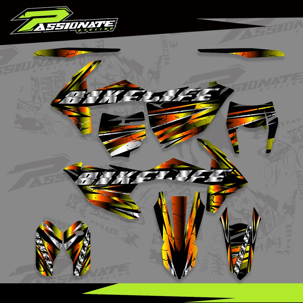Graphics Decals Stickers Background For KTM 125 250 350 450 500 SX SXF XC XCF 2016 2017 2018 EXC EXCF XCW 2017 2018 2019