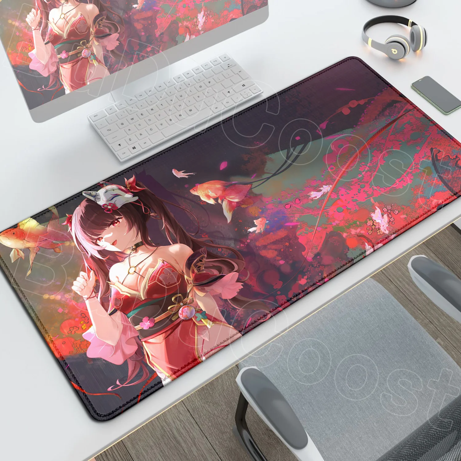 

Honkai Star Rail Sparkle 900 x 400 Keyboard Mousepad Large Gaming Mouse Pad Table Mat Rubber Anti slip desk organizers and trays