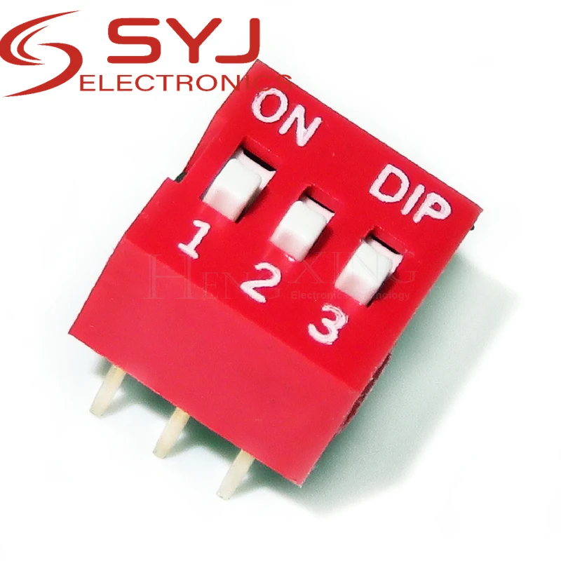 

10piece Red DIP switch DS-03 (3 digits)