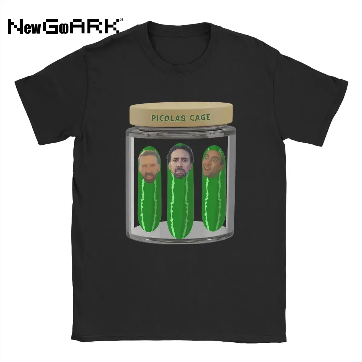 LE Men's Picolas Cage Nicolas Cage T Shirt Cotton Tops Funny Short Sleeve Birthday graphic t shirts