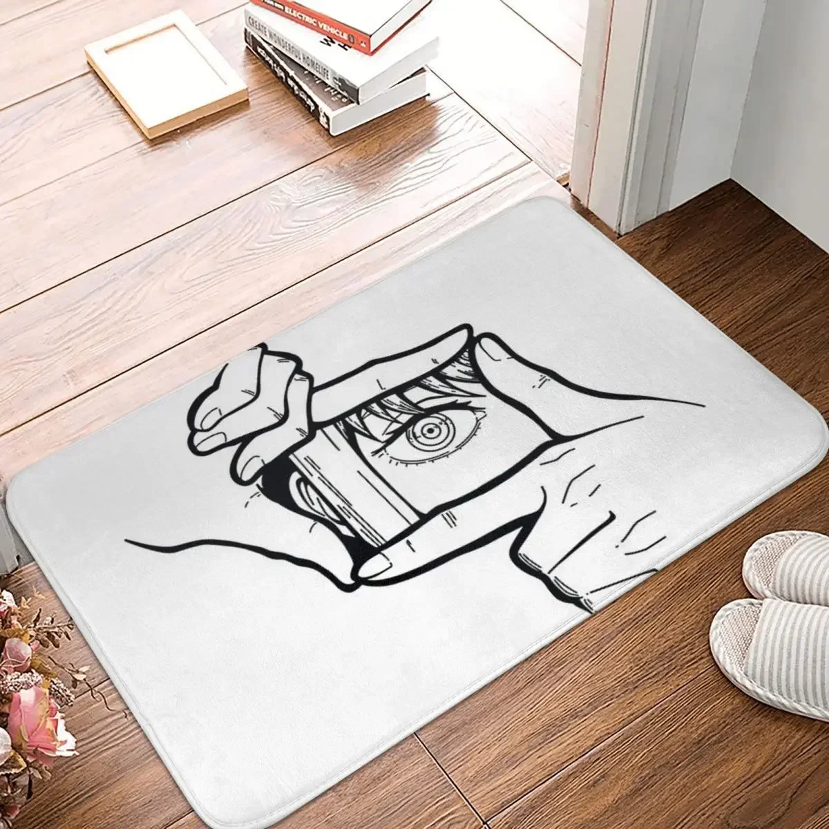 Chainsaw Man Doormat Rug Carpet Mat Footpad Polyester Anti-slip Sand Scraping Front Room Corridor Kitchen Bedroom Balcony Toilet