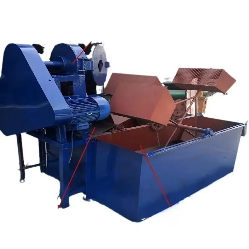 New Electric Palm Oil Production Line 200-300kg/Hour Crusher Output Kernel Shelling Separation Machine Oil Pressers Core
