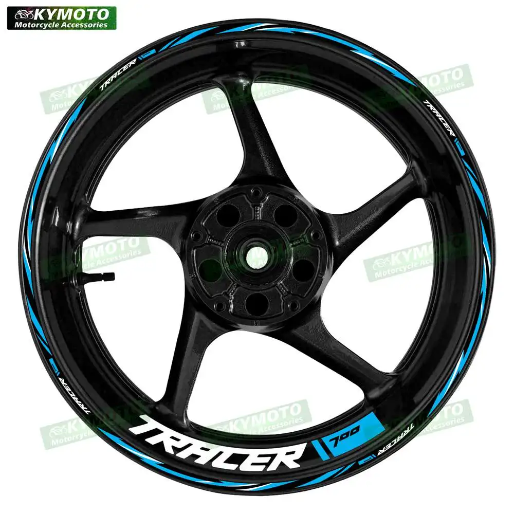 لياماها TRACER700 الراسم 700 عجلة دراجة نارية عاكسة ملصق 17 بوصة حافة شريط ملصق على الطرق الوعرة هدية الملحقات
