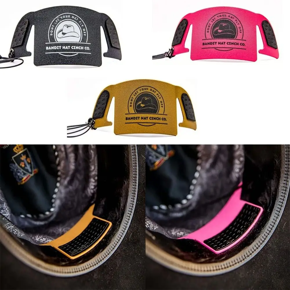 Creative Solid Color Cowboy Hat Cinch Detachable with Lanyard Hat Strap Hat Rope Keychain Hat Accessories
