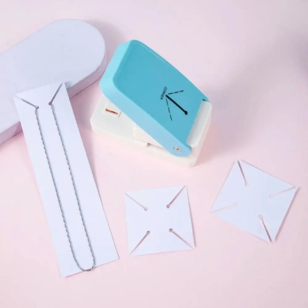 Large size Jewelry Card Puncher Labor-saving Hole Embossing Jewelry Display Card Punch Bracelet Earrings