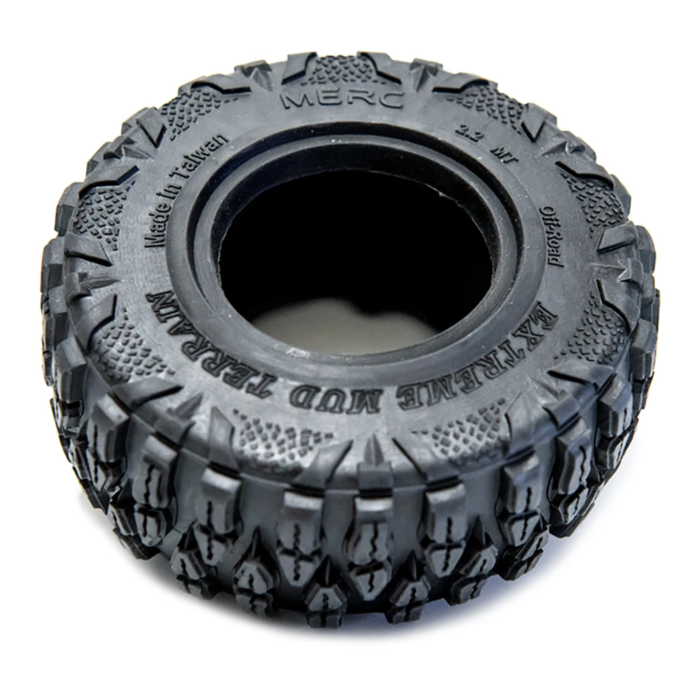 2/4 قطعة 2.2 بوصة الإطارات المطاطية 120*45 مللي متر عجلة الاطارات ل 1/10 RC الزاحف محوري SCX10 90046 RC قطع غيار السيارات #3