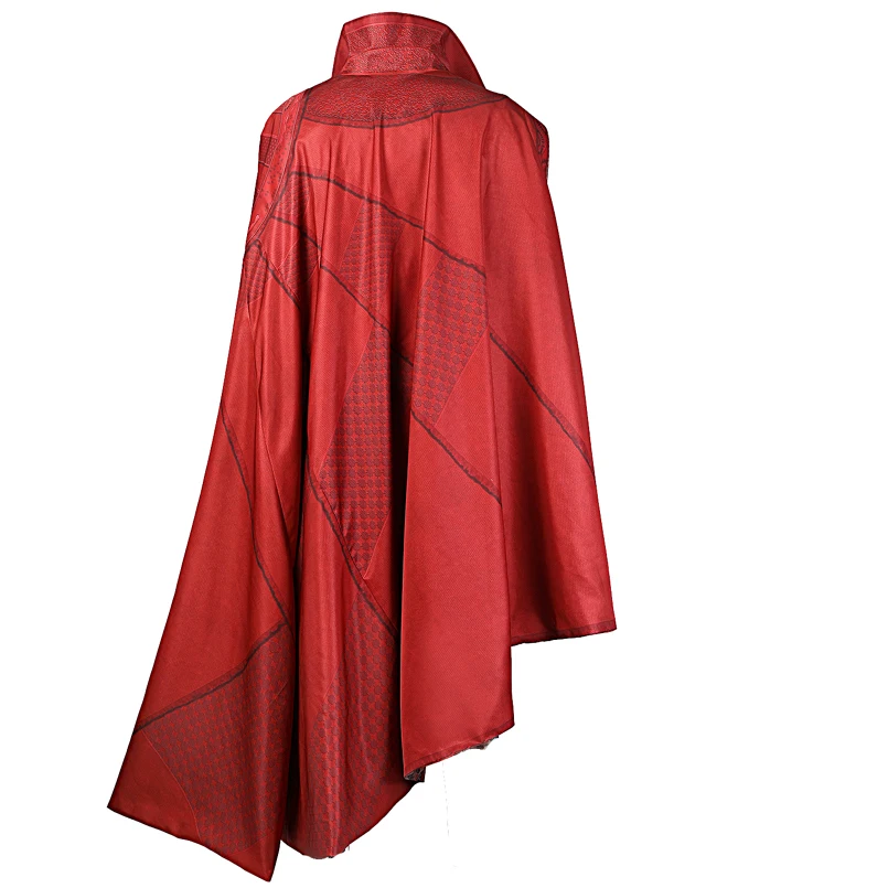 Halloween Carnival in the Multiverse of Madness Strange Cosplay Cape High Quality Stephen Cloak Red Coat Custom Made