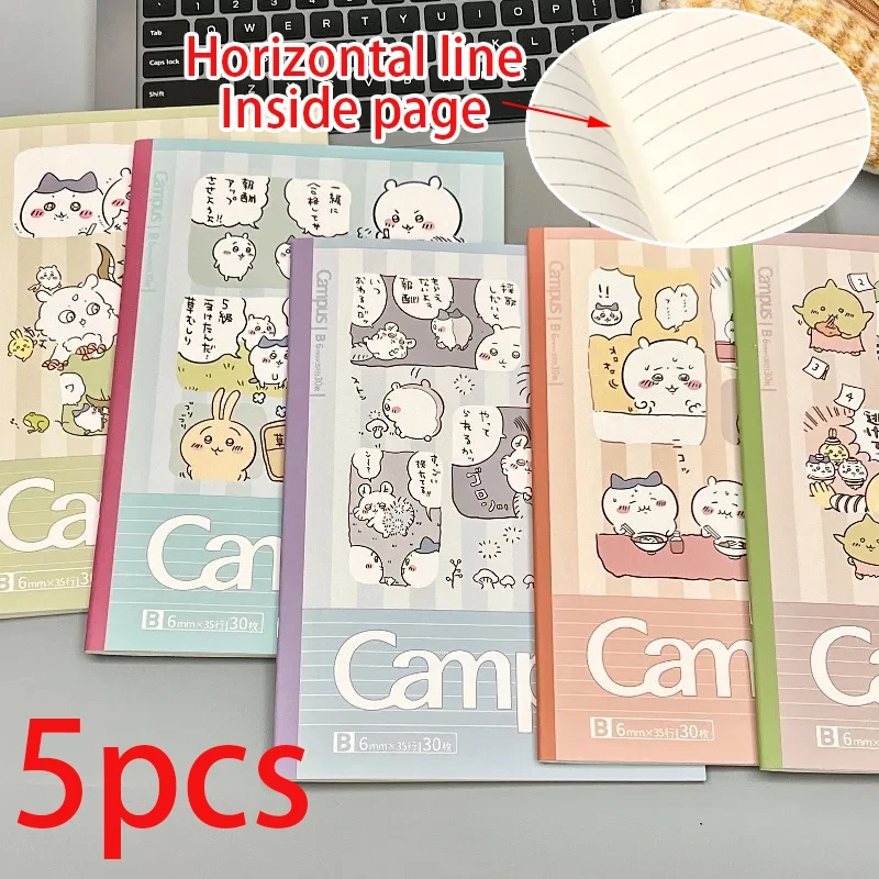 5Pcs Chiikawa Notep…