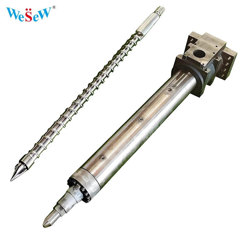 

Wesew Screw Barrel Accessories Screw Head for Screw and Barrel for Injection Molding Plunger Plastic Injection Molding Machine