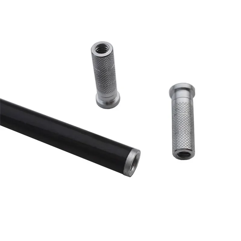 Insert de flèche en aluminium ID 6.0/6.2/7.6mm, connecter les pointes de flèche pour fibre de verre en carbone, accessoires de tir