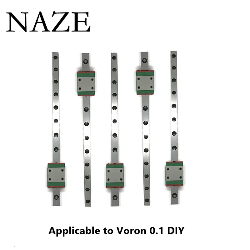 NAZE V0.1 V0.2 3D Printer Linear Rail  MGN7H DIY 150mm Rail Kit build high quality linear slider for Voron0.1 Parts