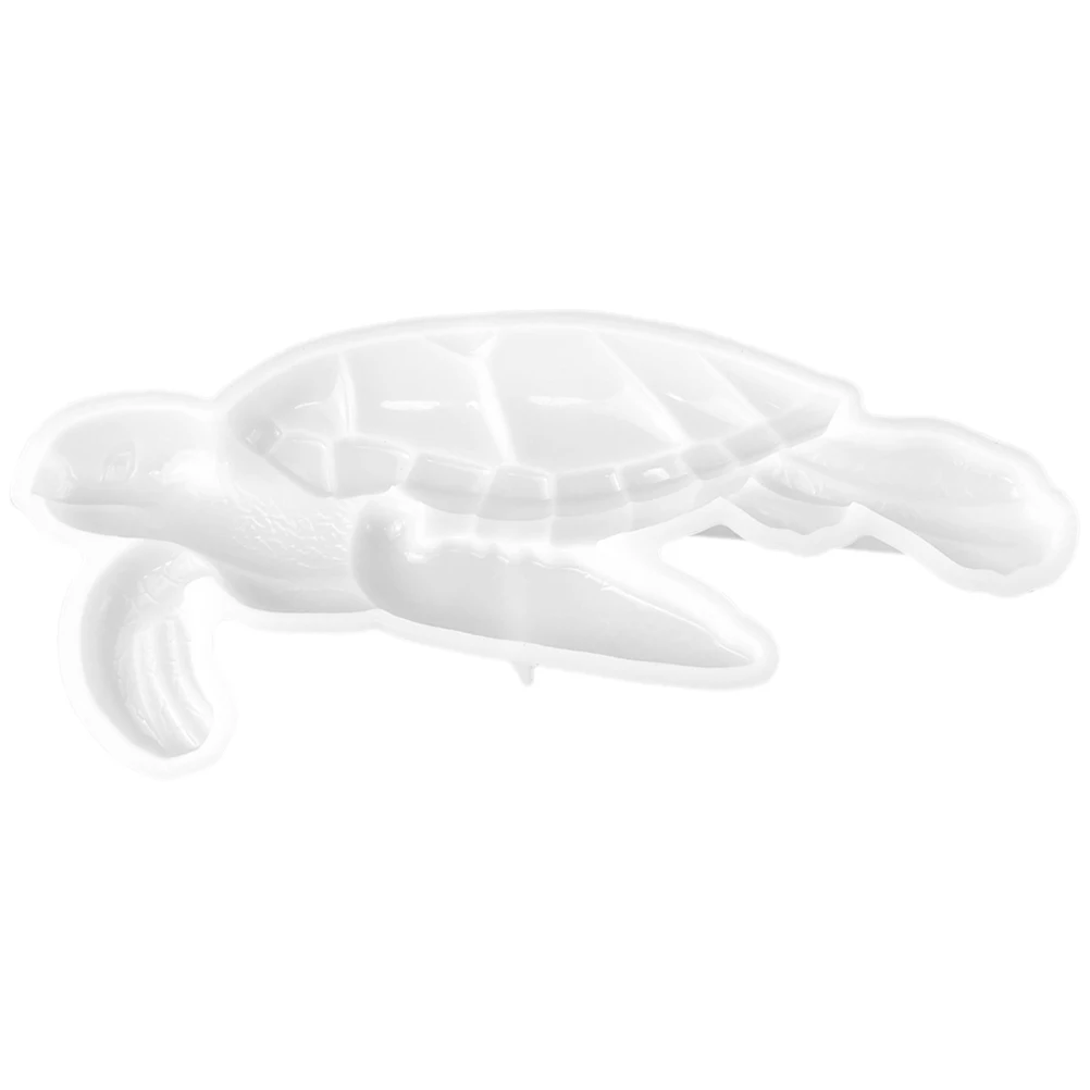 

Turtle Shaped Silicone Mold for DIY Wall Decor Crafts Reusable Epoxy Resin Casting Kit White Color Jewelry Accessories