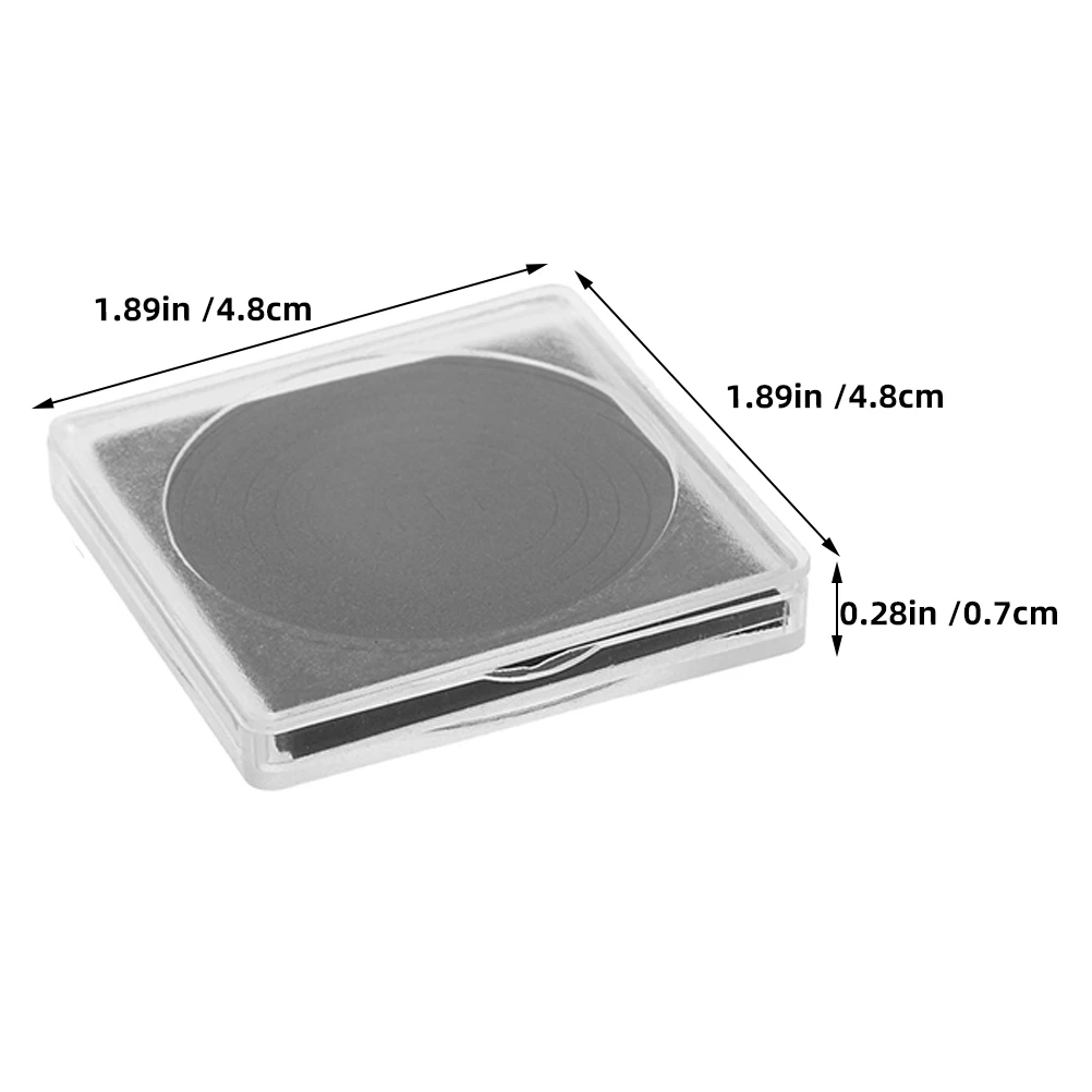 25Pcs Small Coin Collector Box Transparent Lid Inner Holder Scratch-Resistant Storage for Various Coin Sizes