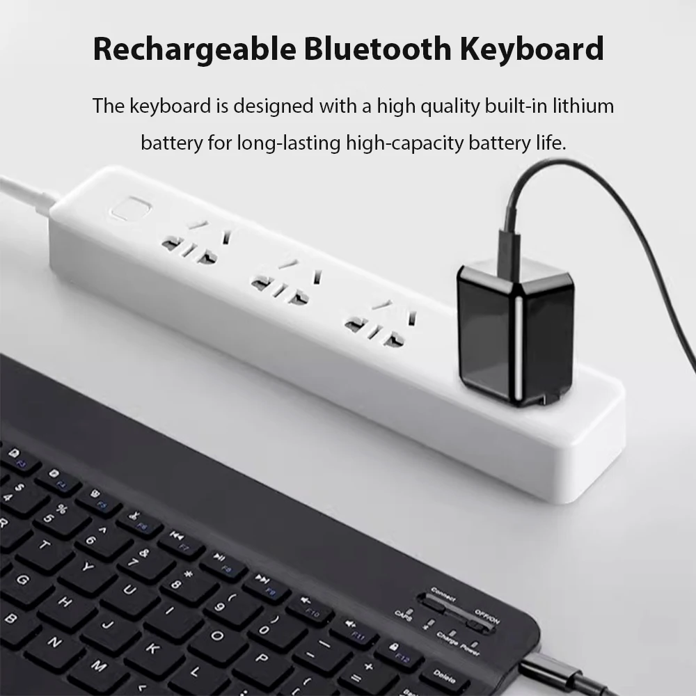 Mini Bluetooth Wireless Keyboard For Android IOS Windows Spanish Russian Arabic Keyboard And Mouse Ipad Keyboard Ipad Accessorie