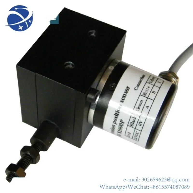 yyhc draw wire displacement sensor CWS100 range 100~1000mm resistive position sensors