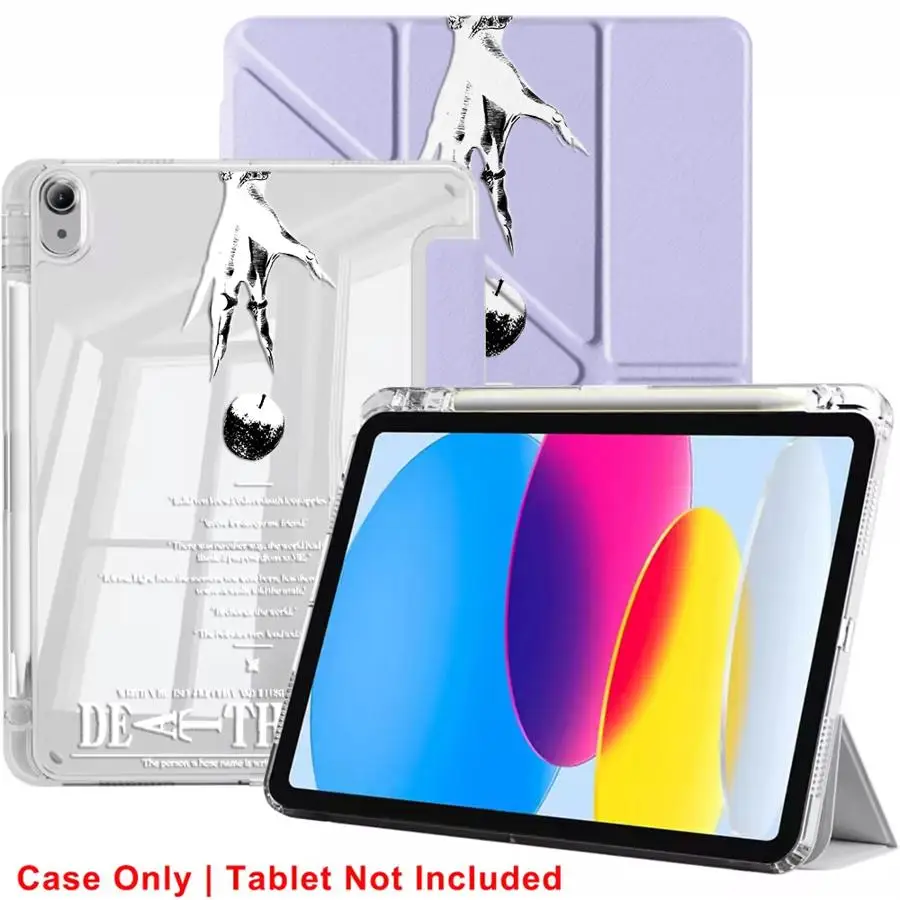 Black Edgy Art Holder Cover Tablet Case For iPad Pro 11th 10th 9th 8th 7th 12.9inch Pro 2025 Air 4 5 M3 M2 M4 11inch Mini 6 7