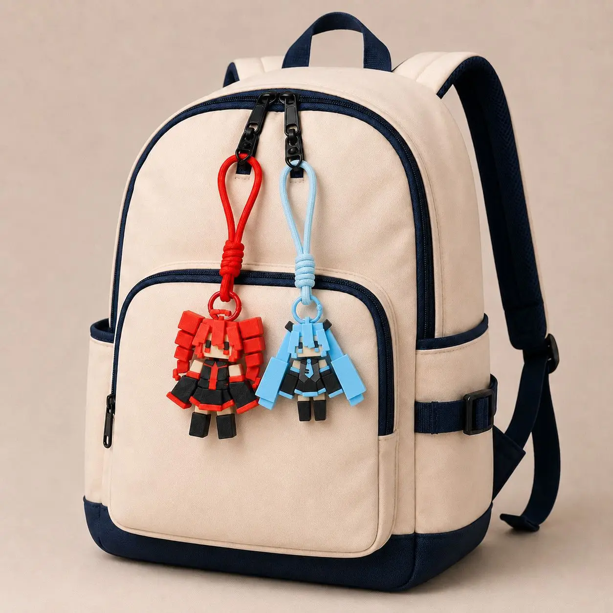 Hatsune Miku bag charm finished two-dimensional miku merchandise Kasane Teto peripheral gift backpack decorative ornament view 4