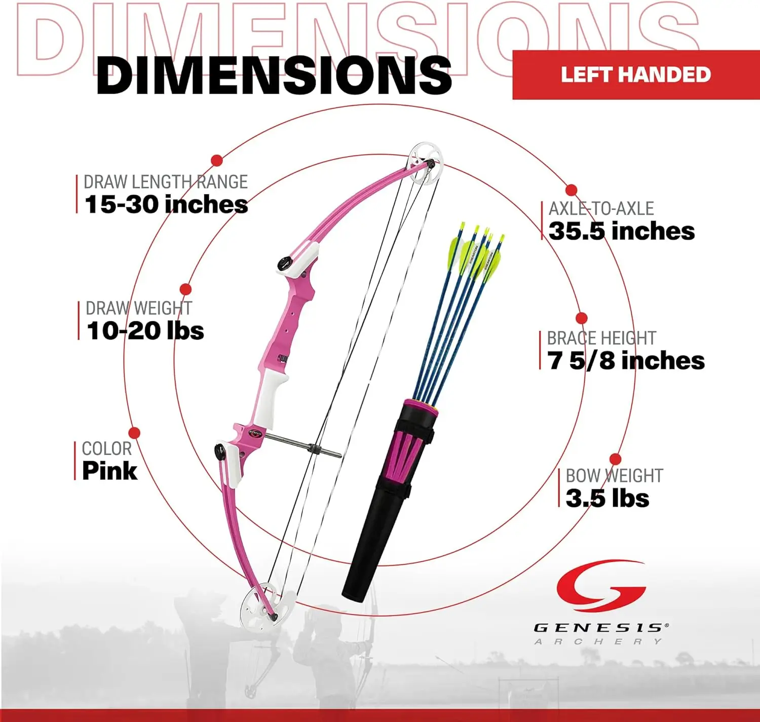 Kit Original para mano izquierda, Rosa