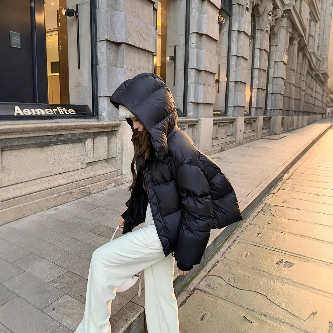 2025 New Down Cotton Jacket Women's Winter Short, Thickened Fashion Cotton Jacket Korean Edition Loose Design Cotton Coat