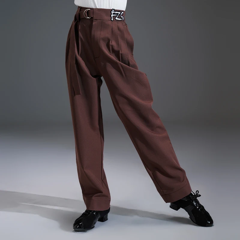 

3 Colors Boys Latin Dance Competition Pants Children'S Ballroom Dance Trousers Kids Rumba High Waist Latin Dance Pants SL14594