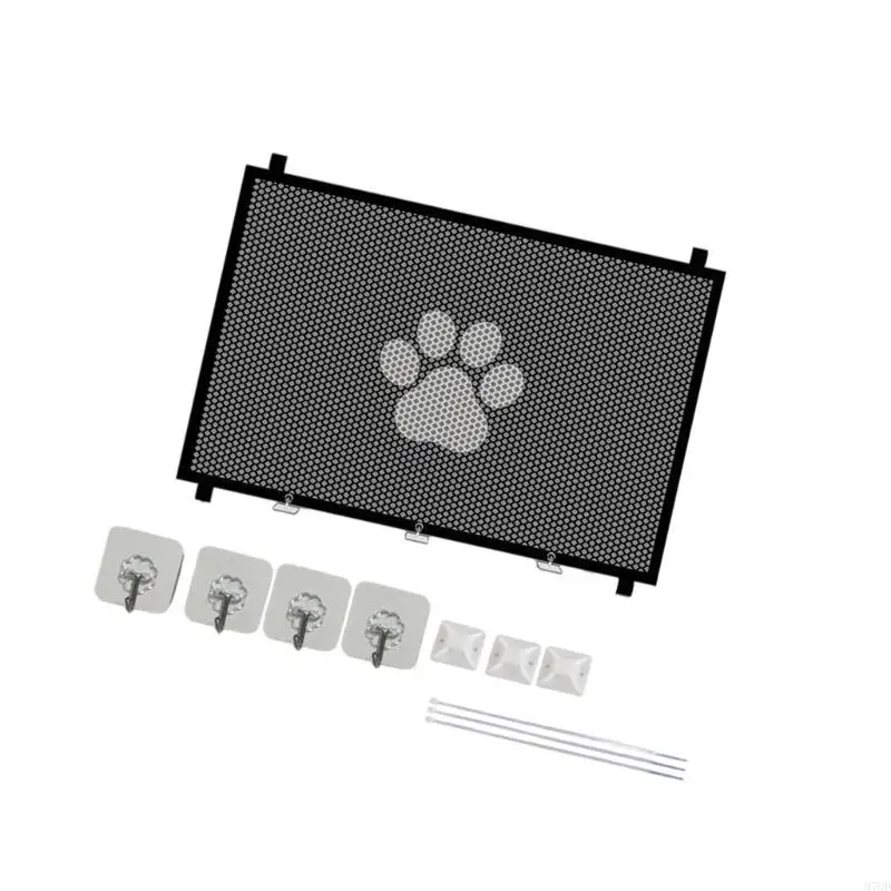 97qd 홈 여행을위한 Pet Gate Folded Dog Barriers 휴대용 베이비 게이트.