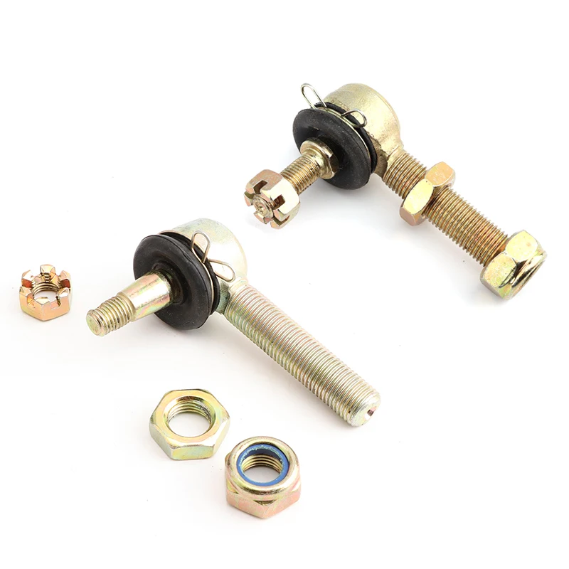 

M10-M14/M12-M14 60 мм комплект регулируемых шаровых шарниров для 49cc 70cc 90cc 110cc китайский электрический ATV Go Kart UTV Quad Parts