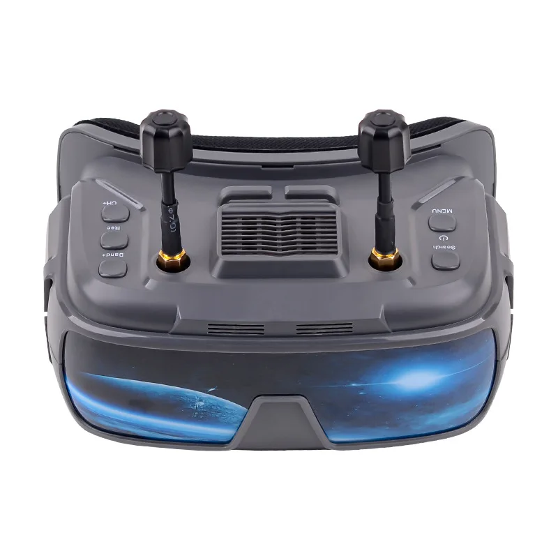 Video glasses VR200 5.8G FPV dual receiver, head-mounted image transmission glasses, adjustable myopia