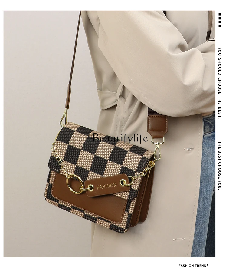 Crossbody Advanced Texture Special Interest Light Luxury Small Bag Saddle Underarm Women's Bag