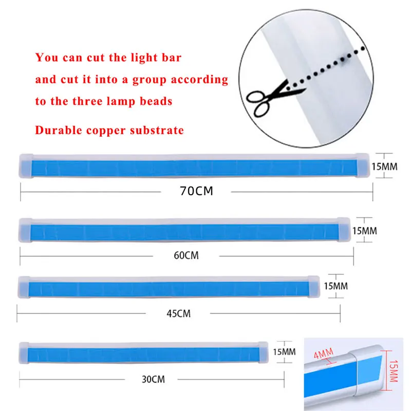 2pcs Daytime running lights strip drl led Turn signal Decorative light strip Sequential LED Strip Driving lights indicator light