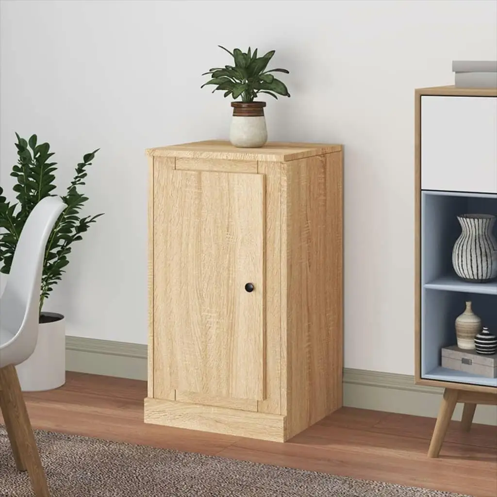 Sonoma Oak Sideboard 37.5x35.5x67.5 cm - Stylish Engineered Wood Storage Cabinet