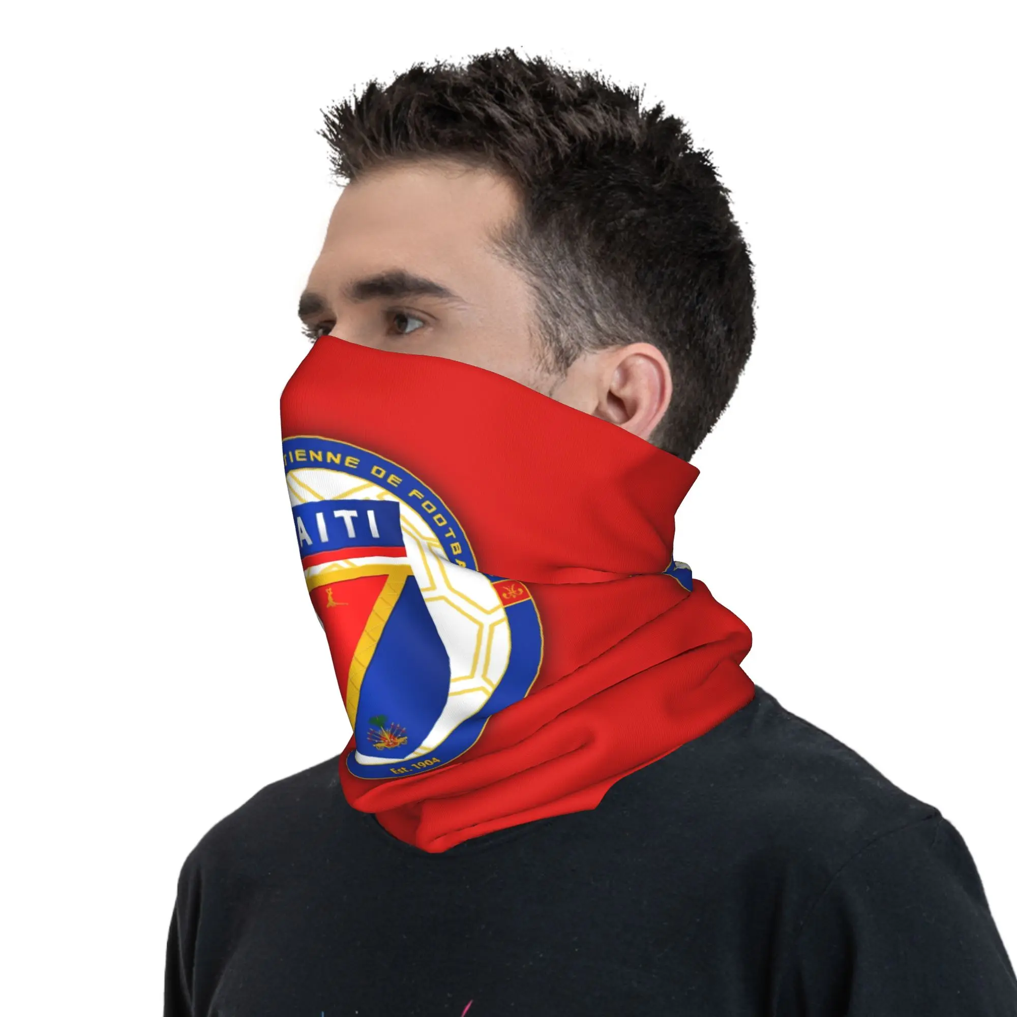 Haiti Bandana Neck  Gaiter   Wrap Scarf   Running  Unisex Adult  Winter view 5