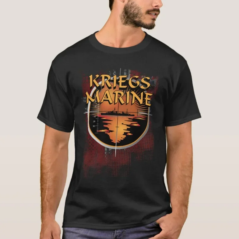 

Kriegs Marine WWII German Naval U- Boat Attack Sight T-Shirt 100% Cotton O-Neck Short Sleeve Casual Mens T-shirt Size S-3XL