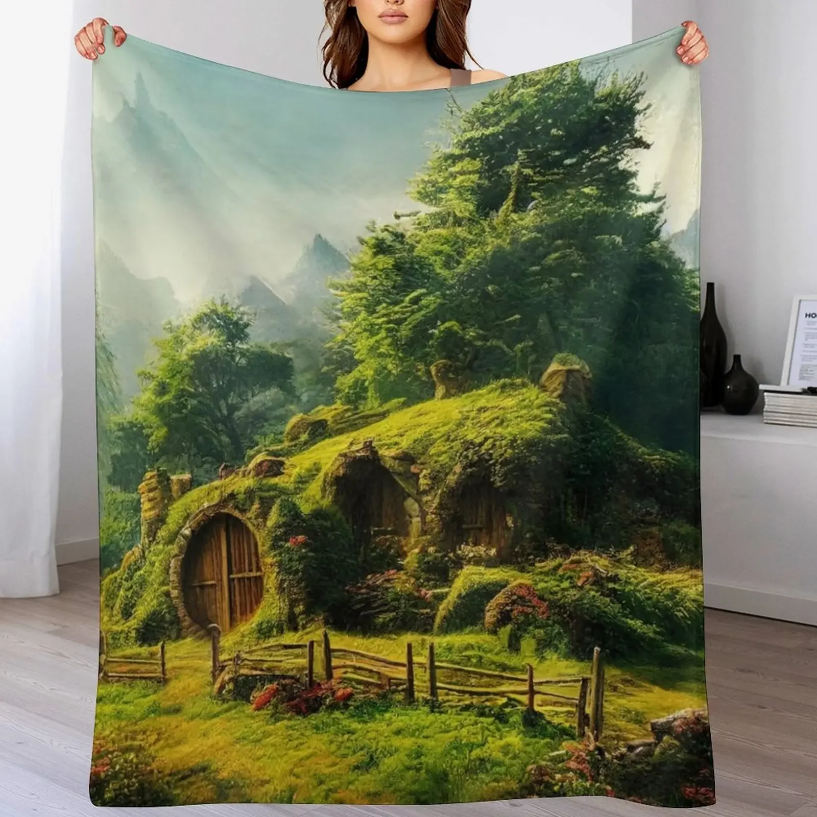 

Good Day Shire Throw Blanket Compact Warm Blanket for Car Road Trip