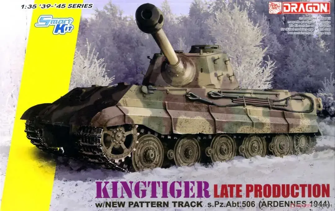 DRAGON Assembled Kit 6900 Tiger King Heavy Tank Late production , with Special Track Attachments 1/35