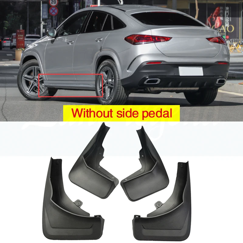 Mudflaps FOR Mercedes Benz GLE Coupe classW167 Mudguards Fender Mud Flap Guard Splash Mudguard Car Accessories Auto Styline 4pcs