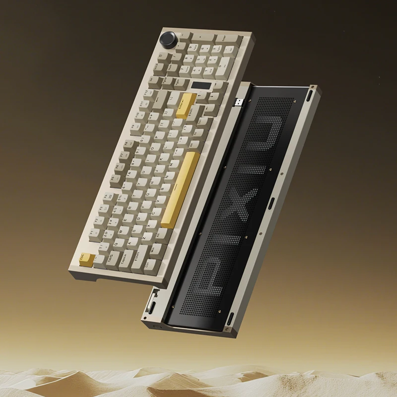 SKN Pixiu 96Ultra لوحة المفاتيح الميكانيكية اللاسلكية ثلاثي الوضع المزدوج 8K سبائك الألومنيوم الرياضة الإلكترونية لوحة المفاتيح طوقا قذيفة بدون قاع مخصص