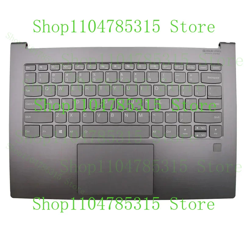 

FOR Lenovo Yoga C930-13IKB 81c4 81eq Brand New Palmrest Upper Case US Backlit Keyboard TP FP
