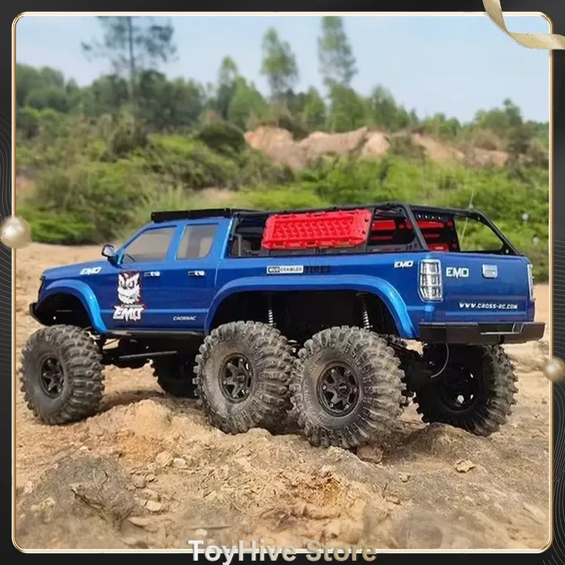 CROSSRC AT6 1:10 tracción en las seis ruedas Control remoto modelo eléctrico coche de escalada todoterreno bloqueo diferencial de alta y baja velocidad RTR