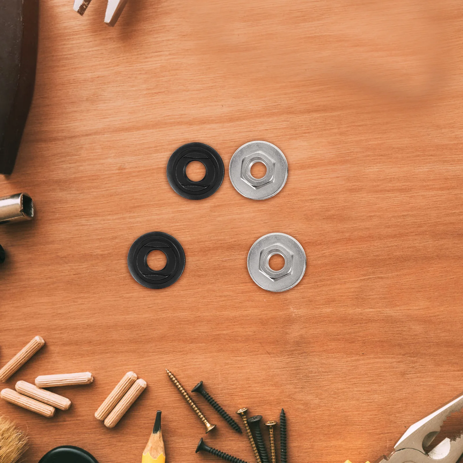

1 set Angle Grinder Pressing Plates Hexagonal Nut Replacement Components for Cutting Grinding Tools Accessories