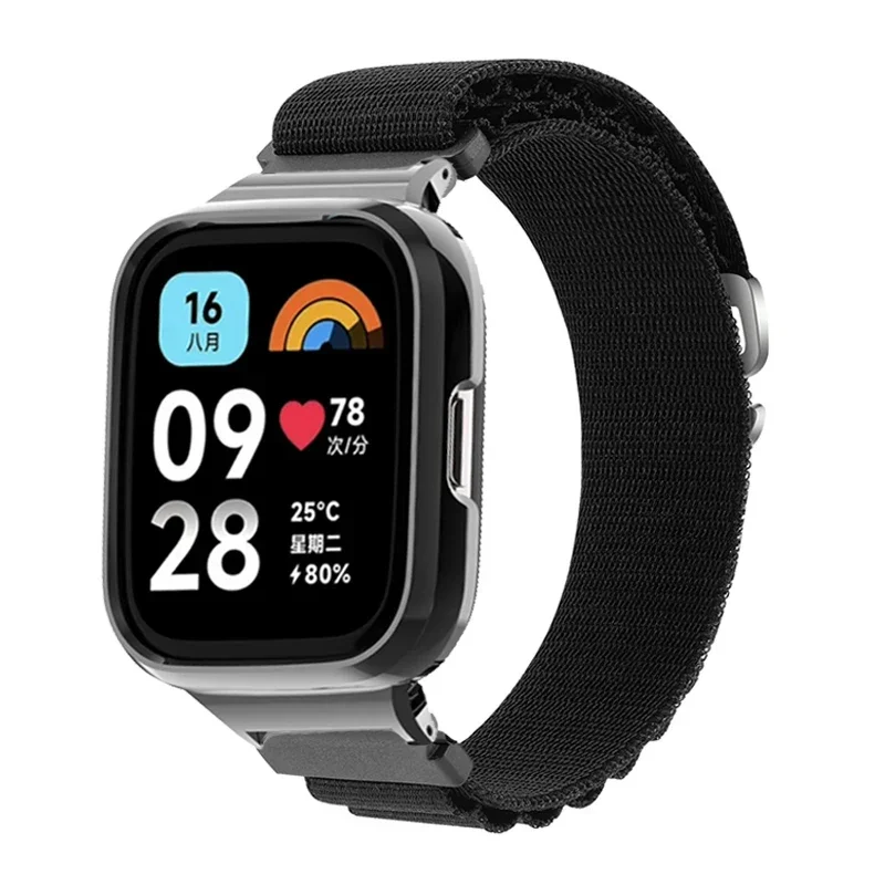 For Redmi Watch 2 Lite Alpine Loop Nylon Strap For Redmi Watch 3 Active Bracelets For Mi Watch lite Wrist Band Protective Case